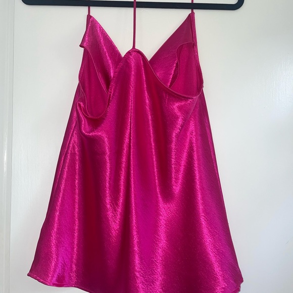 NWT Express Pink Cowl Neck Camisole - Picture 2 of 4